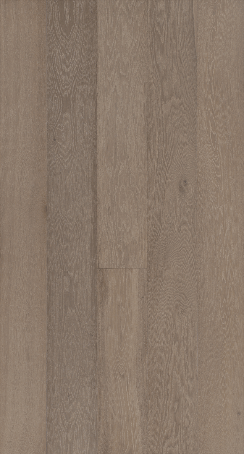 Grey Timber Flooring with Extra-Wide Floorboards at Hidden House